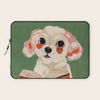 Bookish Pup Laptop Sleeve Gallery Image 1
