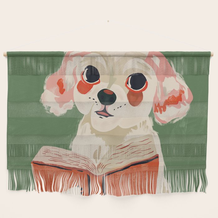 Bookish Pup Wall Hanging Gallery Image 1