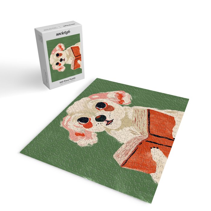 Bookish Pup Jigsaw Puzzle Gallery Image 2