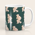 Space Cowboy - Emerald & Peach Coffee Mug Gallery Image 1