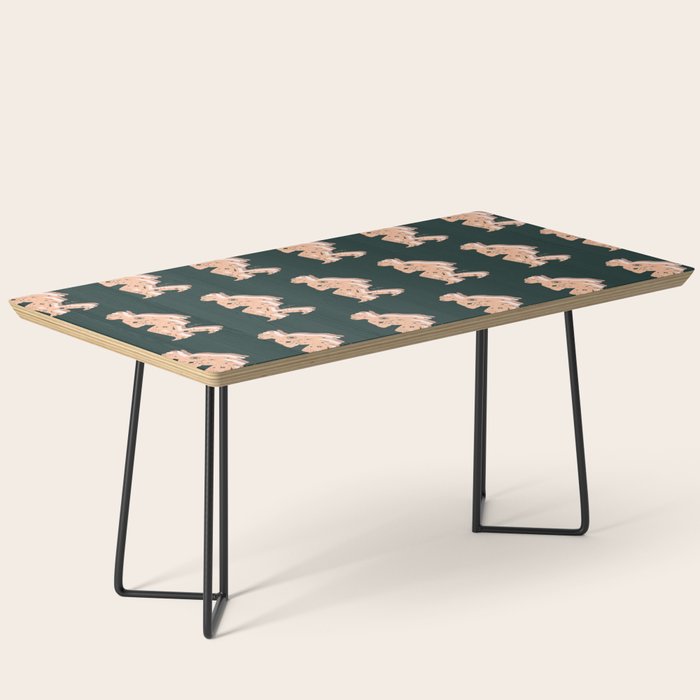 Space Cowboy - Emerald & Peach Coffee Table Gallery Image 1