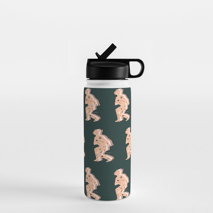 Space Cowboy - Emerald & Peach Water Bottle Gallery Image 1