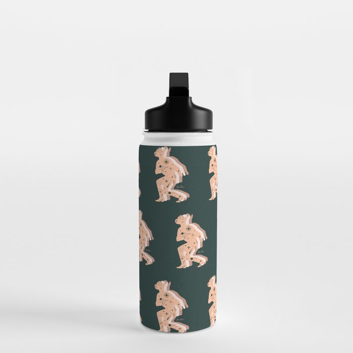 Space Cowboy - Emerald & Peach Water Bottle Gallery Image 3