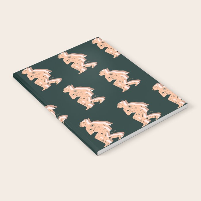 Space Cowboy - Emerald & Peach Notebook Gallery Image 2