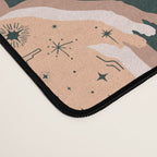 Space Cowboy - Emerald & Peach Desk Mat Gallery Image 4