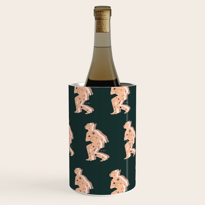 Space Cowboy - Emerald & Peach Wine Chiller Gallery Image 1