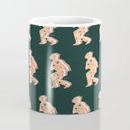 Space Cowboy - Emerald & Peach Coffee Mug Gallery Image 4