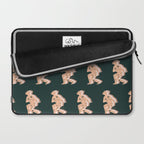 Space Cowboy - Emerald & Peach Laptop Sleeve Gallery Image 2