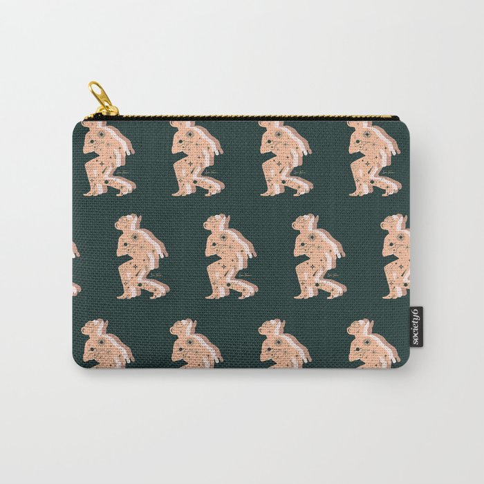 Space Cowboy - Emerald & Peach Carry All Pouch Gallery Image 1