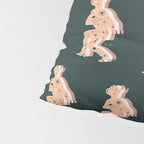 Space Cowboy - Emerald & Peach Pillow Sham Gallery Image 4