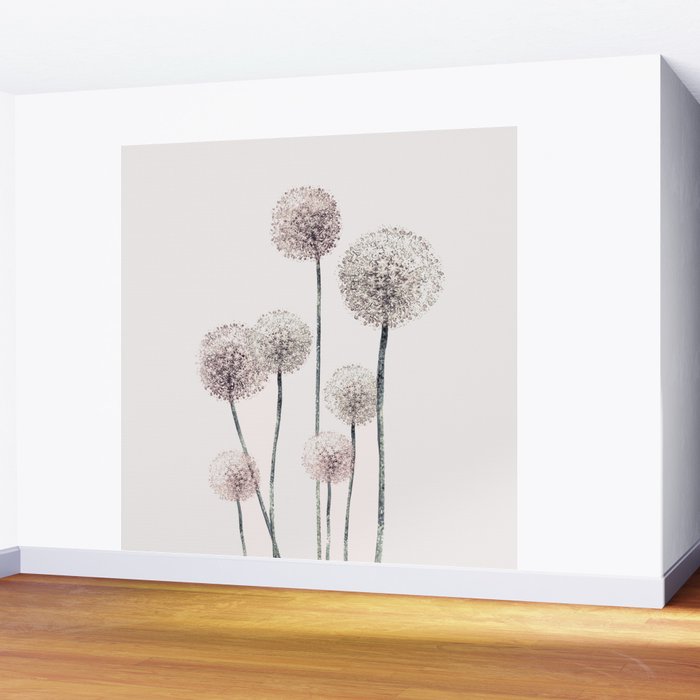 Dandelions Wall Mural Gallery Image 2