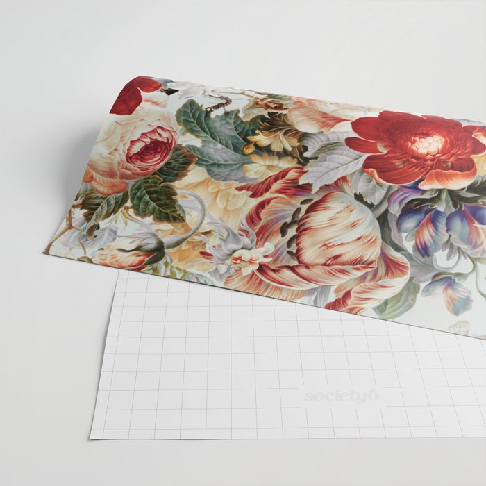Glowing Florals-Summer Wrapping Paper Gallery Image 2