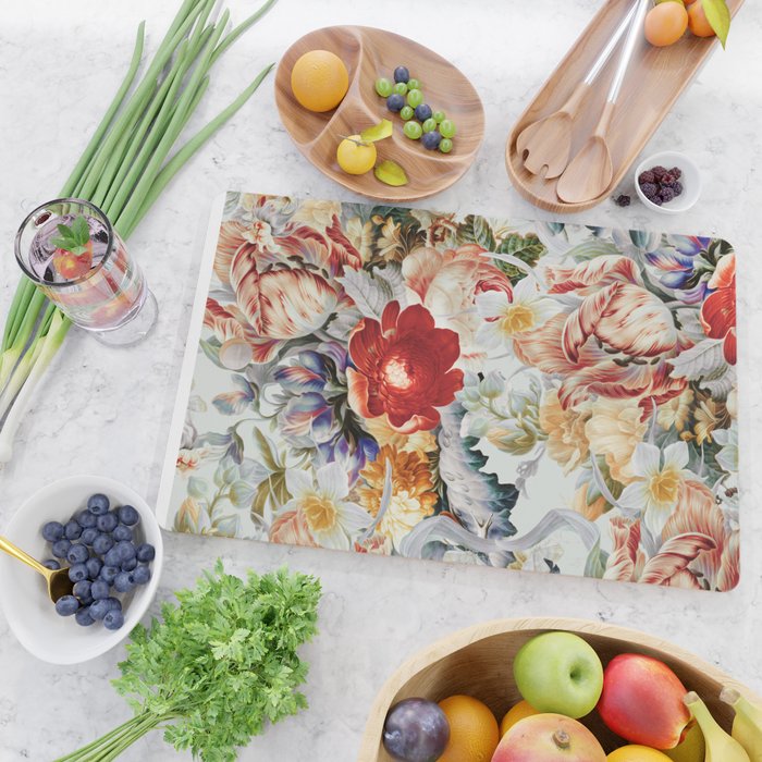 Glowing Florals-Summer Cutting Board Gallery Image 2