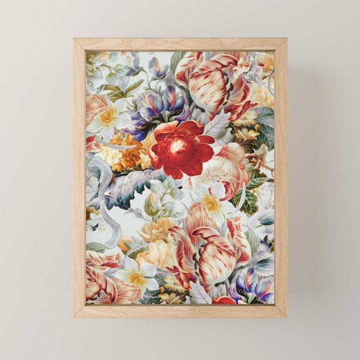 Glowing Florals-Summer Mini Art Print Gallery Image 1