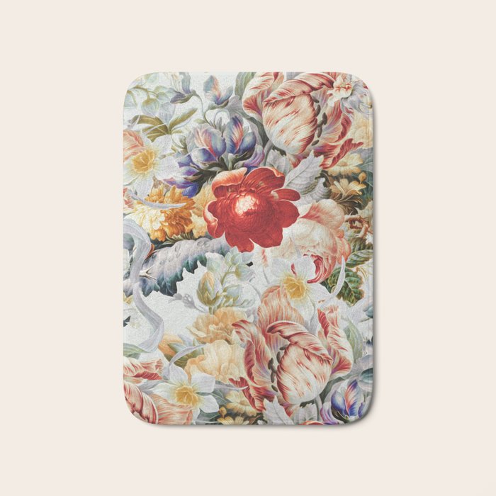 Glowing Florals-Summer Bath Mat Gallery Image 1