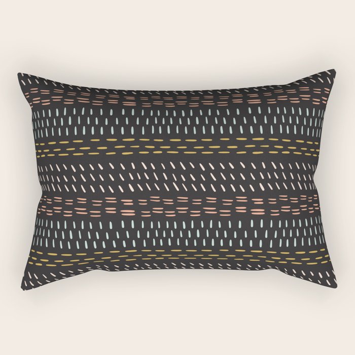 Boehmian Mudcloth Rectangular Pillow Gallery Image 2