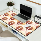 Yellow brown gate Desk Mat Gallery Image 2