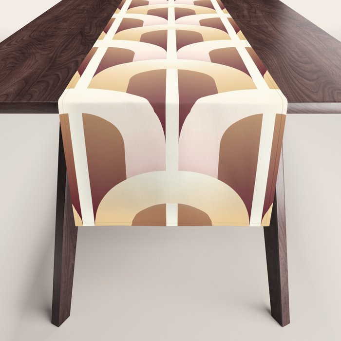 Yellow brown gate Table Runner Gallery Image 1