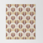 Yellow brown gate Throw Blanket Gallery Image 2