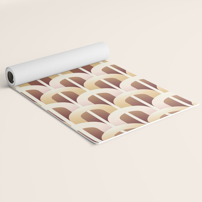 Yellow brown gate Yoga Mat Gallery Image 2