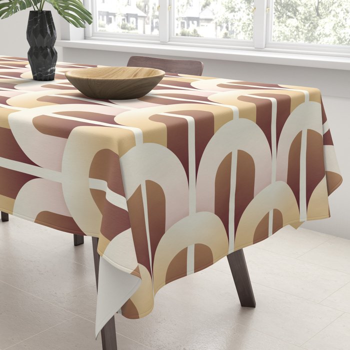 Yellow brown gate Tablecloth Gallery Image 3