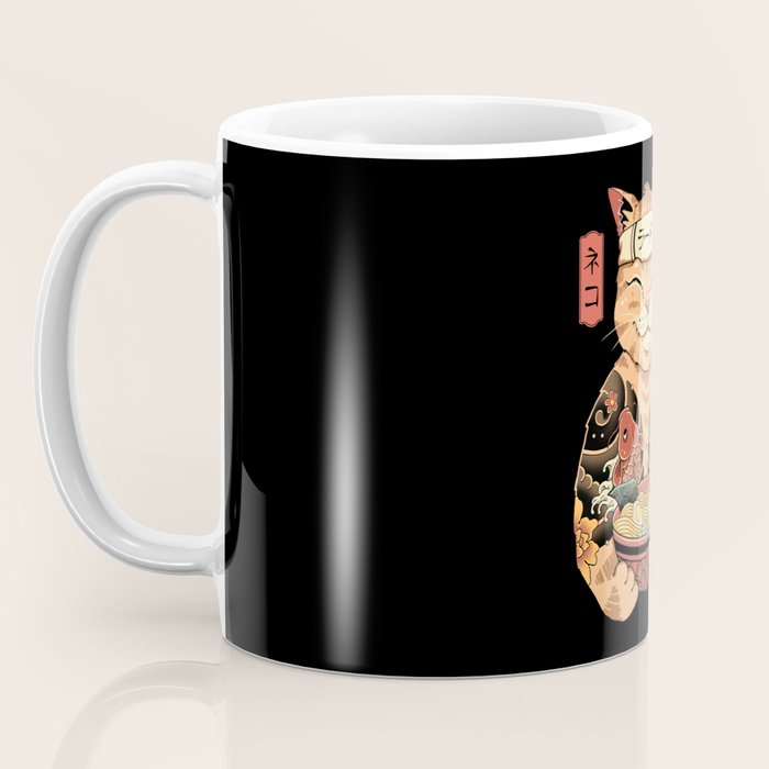 Cat Ramen Coffee Mug Gallery Image 3