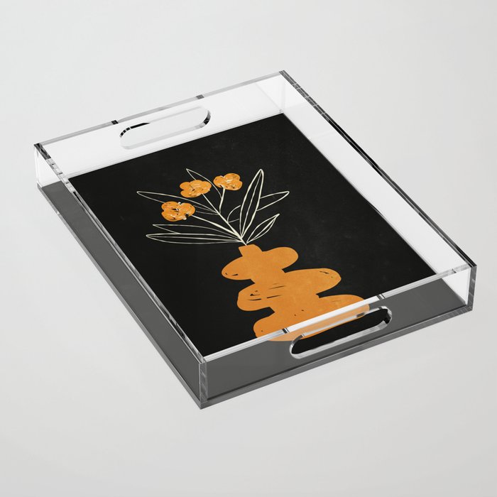 The Golden Vase 01 Acrylic Tray Gallery Image 1