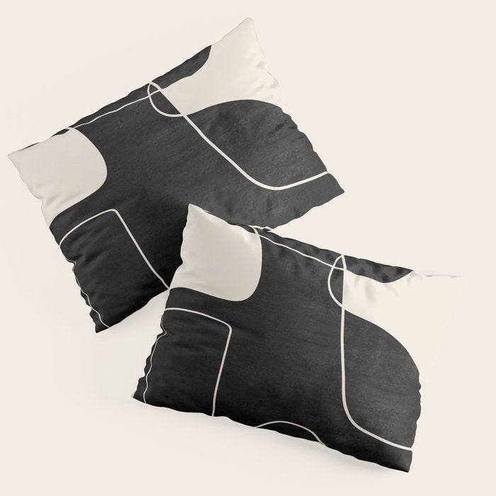 Modern Abstract Shapes 109 Pillow Sham Gallery Image 1
