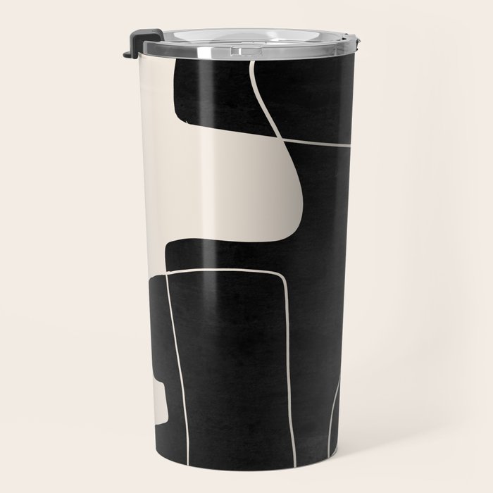 Modern Abstract Shapes 109 Travel Mug Gallery Image 3