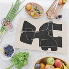 Modern Abstract Shapes 109 Cutting Board Gallery Image 2