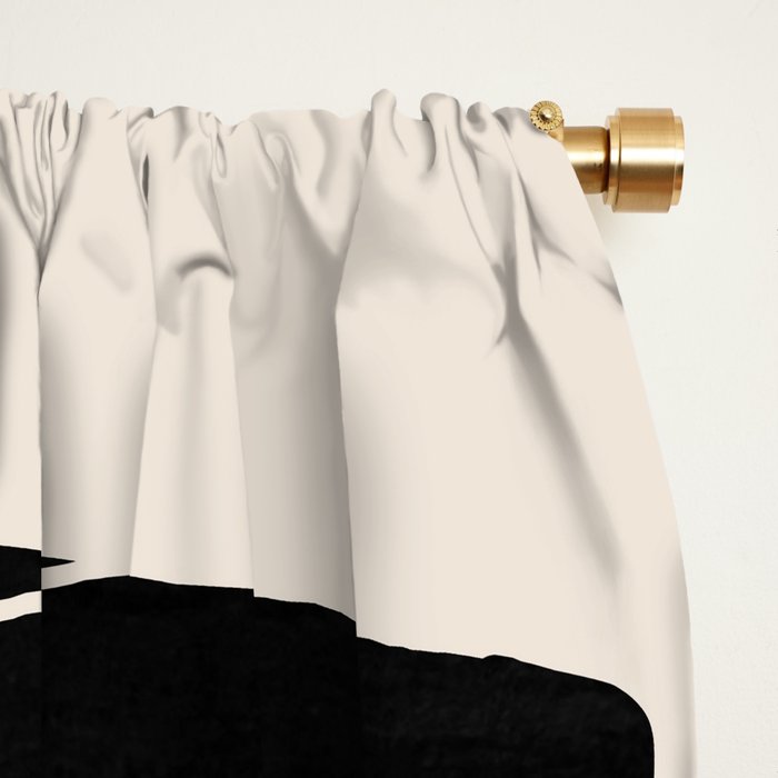 Modern Abstract Shapes 109 Window Curtain Gallery Image 2