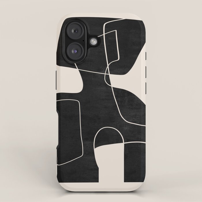 Modern Abstract Shapes 109 iPhone Case Gallery Image 1