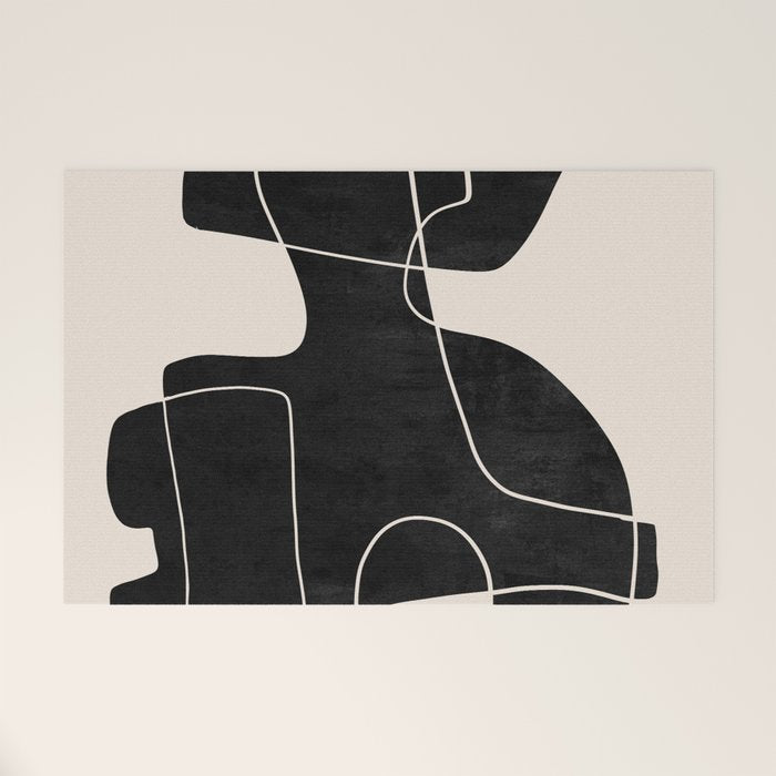 Modern Abstract Shapes 109 Welcome Mat Gallery Image 1