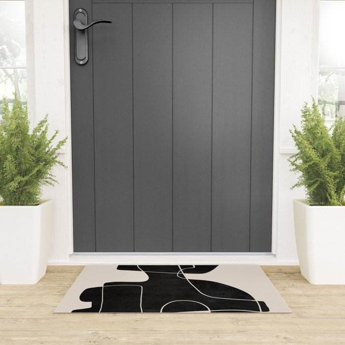 Modern Abstract Shapes 109 Welcome Mat Gallery Image 3