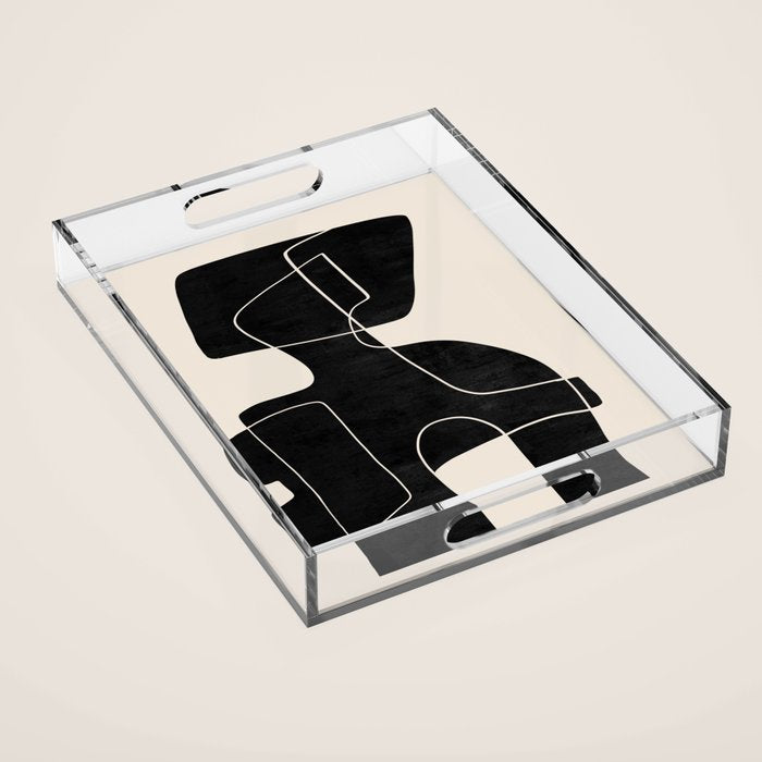 Modern Abstract Shapes 109 Acrylic Tray Gallery Image 1