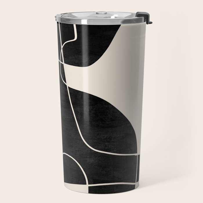 Modern Abstract Shapes 109 Travel Mug Gallery Image 2