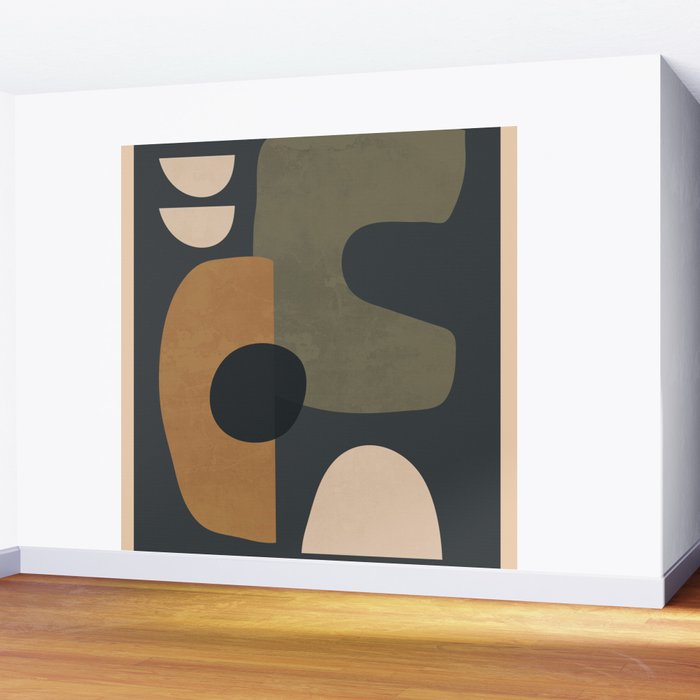 Abstract Minimal Shapes 76 Wall Mural Gallery Image 2