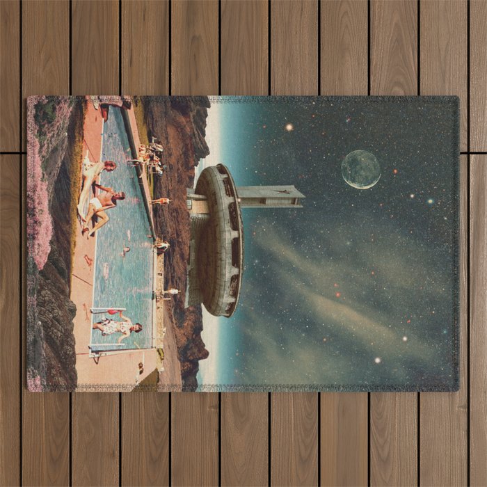 You have shown me How Beautiful the World is Outdoor Rug Gallery Image 1