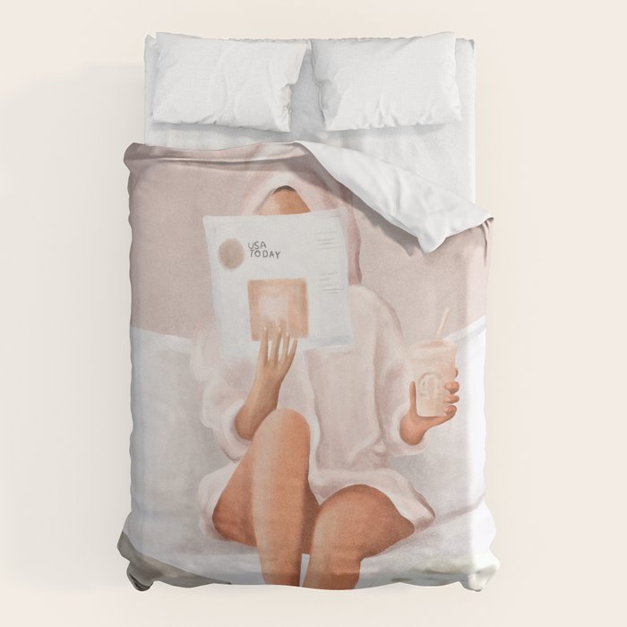 Weekend Morning II Duvet Cover Gallery Image 1
