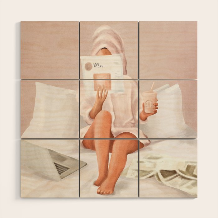 Weekend Morning Ii Wood Wall Art