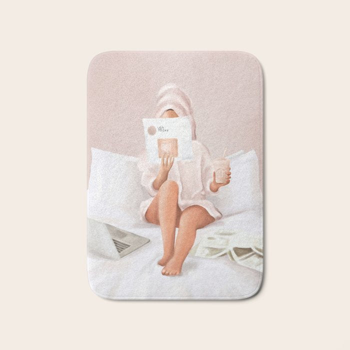 Weekend Morning II Bath Mat Gallery Image 1