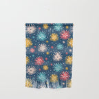 Colorful firework explosion party sky pattern Wall Hanging Gallery Image 1