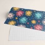 Colorful firework explosion party sky pattern Wrapping Paper Gallery Image 2