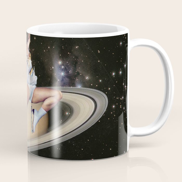 Saturn Queen // Skating in Space Coffee Mug Gallery Image 1