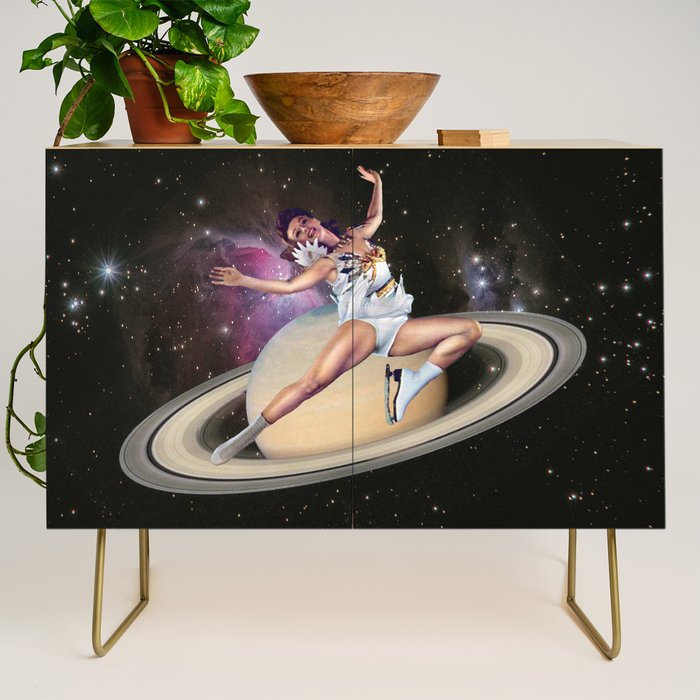 Saturn Queen // Skating in Space Credenza Gallery Image 1