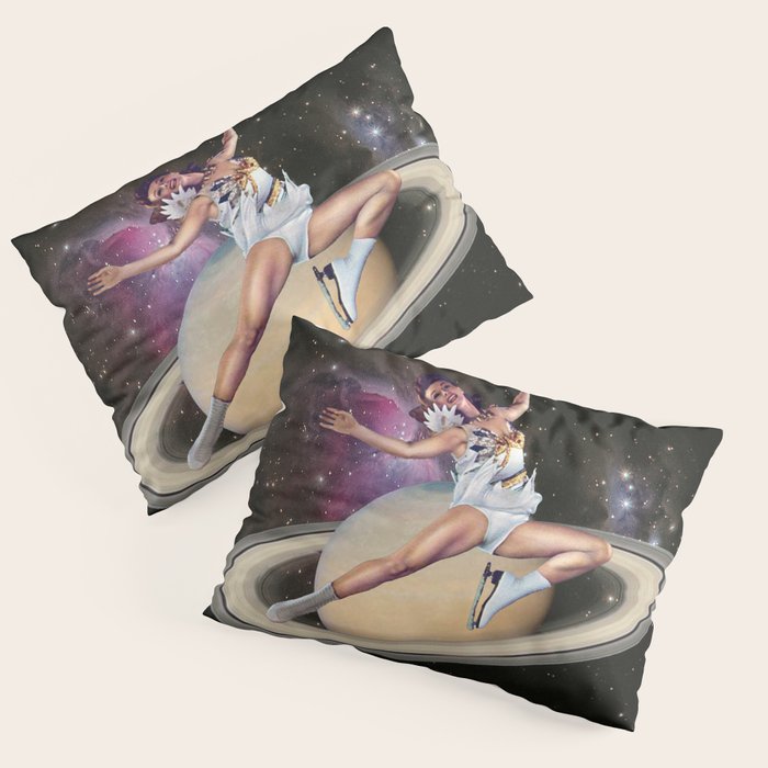 Saturn Queen // Skating in Space Pillow Sham Gallery Image 3