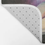 Saturn Queen // Skating in Space Bath Mat Gallery Image 2
