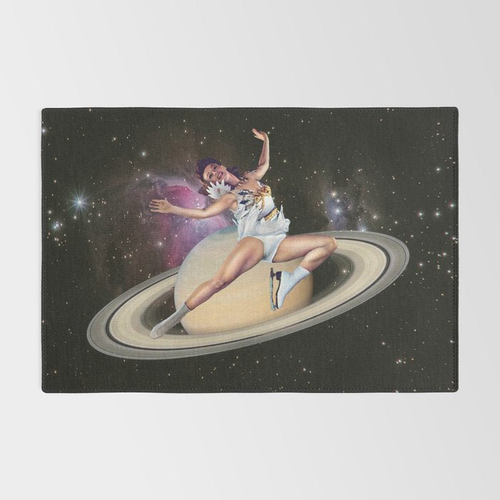 Saturn Queen // Skating in Space Rug Gallery Image 2