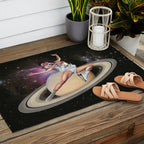 Saturn Queen // Skating in Space Outdoor Rug Gallery Image 2