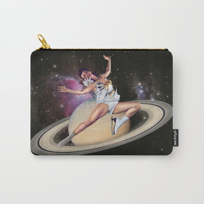 Saturn Queen // Skating in Space Carry All Pouch Gallery Image 1